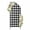 Black White, variant on Red White Plaid Arch Backdrop Cover 4FT, Modern Farmhouse Buffalo Check Gingham Spandex Fitted Stretchy Arch Stand Covers, Round Top Chiara Backdrop Cover for Wedding Party Birthday Baby Shower