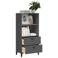 thumbnail image 2 of vidaXL Bookcase VIKEN Anthracite Grey 60x35x123 cm Engineered Wood, 2 of 5