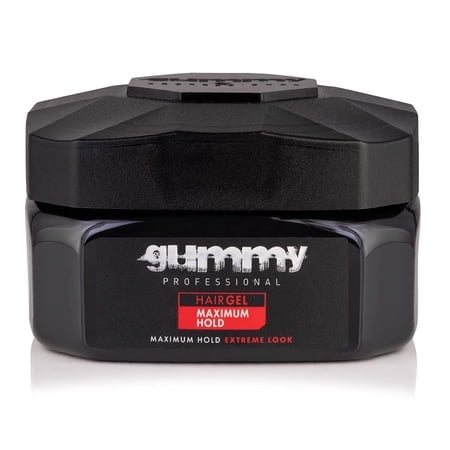 Gummy Men's Hair Gel, Maximum Hold Extreme Look, 7.5oz