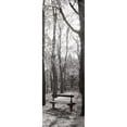 thumbnail image 3 of Blaustein, Alan 9x18 Black Modern Framed Museum Art Print Titled - Jardin du Luxembourg Banc, 3 of 5