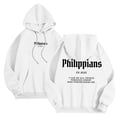 thumbnail image 2 of Christian Hoodies for Men 2025 Philippians Hoodie Long Sleeve Hooded Sweatshirt with Pockets Pullover Mens Hoodies, 2 of 7