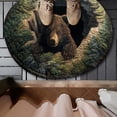 thumbnail image 3 of MKHSQHDG Today's Deals 3D Animal Round Rug Large Living Room Area Rug Stain Washable Soft Floor Mat for Sofa, 3 of 4
