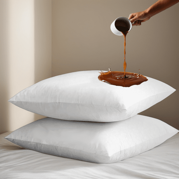 Amorosa 6 Piezas Fundas de Almohadas Impermeable Protectores de Almohada Suaves y Acogedoras para el Hogar Dormitorio Hotel Blanco Estándar-50*80cm