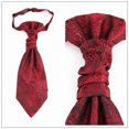 thumbnail image 4 of CSChome Cravate Imprimée pour Hommes - Double Couche Vintage Formelle Cravate en Satin Imprimé, 4 of 7