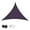 Purple, variant on ZXMT 10*10*10ft Triangle Sun Shade Sail Outdoor 95%UV Block Protection Blue Shade Cloth