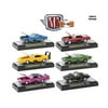 Detroit Muscle 6 Cars Set Release 35 IN DISPLAY CASES 1/64 Diecast Model Cars by M2 Machines