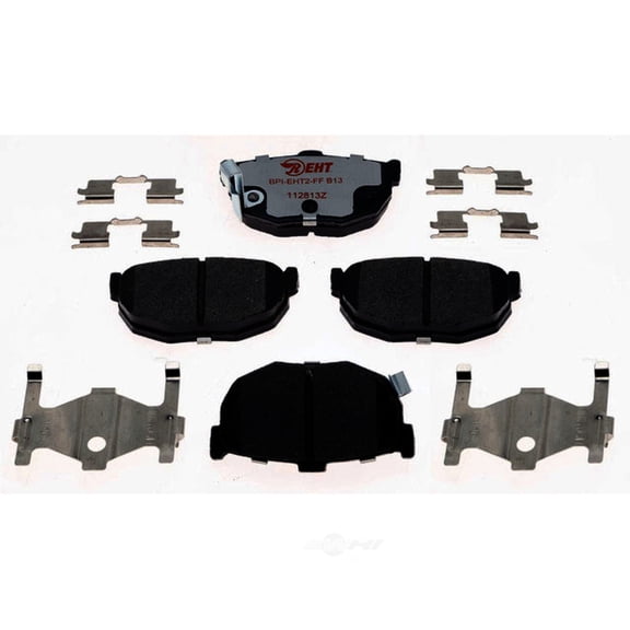 Raybestos EHT323H Enhanced Technology Friction Pads Brake Pad Set Fits select: 1985-1990 NISSAN MAXIMA, 1990-1992 NISSAN STANZA