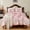 Pink, variant on Evenhug Comforter 3-Piece Queen Pink Patchwork Floral Comforter Set With Pillowcases