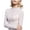 White, variant on Women's Lace Mesh Long Sleeve Bottoming Shirt Sheer High Neck Top Spring Autumn Thin Inner Wear Sun Clothing, S, Black