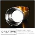thumbnail image 4 of OUNONA Set of 2 Round Stainless Steel Salad Bowls with Clear Lids, Ideal for Parties and Everyday Use, 4 of 8