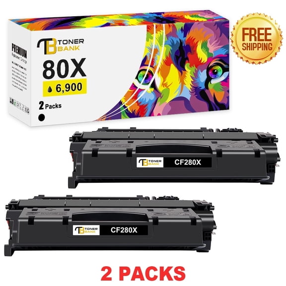 CF280X 80X Black Toner Cartridges With Chip Compatible for 80A 80X CF280X CF280A cf280ad1 for LaserJet Pro 400 M401a M401d M401n M401dn M401dne M401dw MFP M425dn M425dw Printer Ink