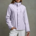 thumbnail image 4 of Windbreaker Jacket Women Men 2025 Outdoor Windproof Waterproof Zip Up Hooded Rain Jackets with Pockets Outerwear, 4 of 7