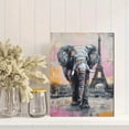 thumbnail image 2 of Elephant Eiffel Tower Paris Canvas Print, Suitable for Living Room, Bedroom, Office, Home Decor, 2 of 8
