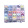 thumbnail image 1 of Caja color aleatorio prebobina hilos de bobina DIY artesanía bordado acolchado máquina de coser carrete de hilo 50 Piezas Inevent HA5893-00B, 1 of 7