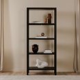 thumbnail image 4 of Moe's Home Collection Nolan Bookshelf Wood Black, 4 of 6