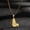 Gold, variant on Fox Charm Stainless Steel Jewelry Necklace Men Women Animal Lover Gifts