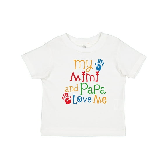 Inktastic Mimi and Papa Love Me Boys or Girls Baby T-Shirt