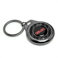 thumbnail image 2 of iPick Image for GMC in Red Real Black Carbon Fiber Gunmetal Roundel Metal Case Key Chain, Official Licensed, 2 of 5
