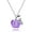 Purple, variant on Womens Stainless Steel Faith Necklace, Mustard Seed In Apple Shape Openable Bottle Charms Pendant, Mothers Gifts for Her (Blue)