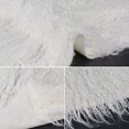 thumbnail image 4 of Coofit Shaggy Area Rug Soft Long Hair Photography Rug Photo Prop with Baby Swaddle Wrap, 4 of 10