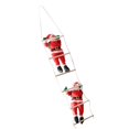 thumbnail image 3 of Adorno Navideño Colgante De Adornos De Estatuilla Con Trepadora De Santa - 2 santa Macarena Figura de Santa Claus Decoración de Navidad, 3 of 8