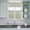 Sage Green, variant on 3 Piece Kitchen Curtains and Valances Set Pink Spring Floral Cafe Curtains 24 Inch Length Flowers Botanical Elegant Pastoral Valance & Tier Curtain for Living Room Bedroom Window 54"x18" 27"x24"*2