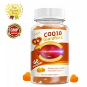 Catfit CoQ10 500mg Gummies High Absorp Coenzyme Q10 Supplements for Vascular & Heart Health,60 Count
