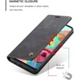 thumbnail image 2 of Funda de cuero para Samsung Galaxy A31, funda tipo cartera de cuero, diseño clásico con ranura para tarjetas y cierre magnético, funda plegable para Samsung Galaxy A31, 2 of 7