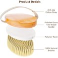 thumbnail image 5 of Cepillo de ducha portátil de mano, cepillo de cerdas para el cuerpo de piel seca y húmeda de madera Natural, cepillo suave para SPA, masajeador de baño, 5 of 5