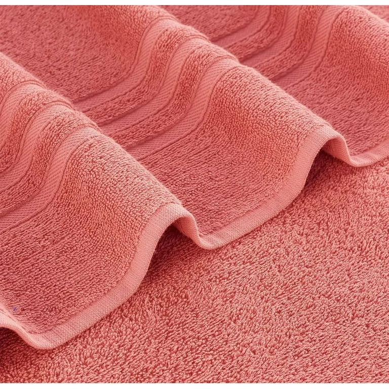 The Company Store Company Cotton Coral Solid Turkish Cotton Bath Sheet Pink