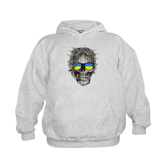 CafePress - Cool Ukraine Flag Ukrainian Pride Nativ Sweatshirt - Kids Hooded Sweatshirt, Classic Hoodie