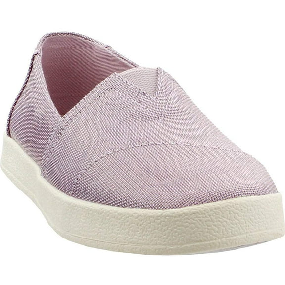 Toms 10013364: Women's Avalon Burnished Lilac Shiny Woven Slip-On Shoes
