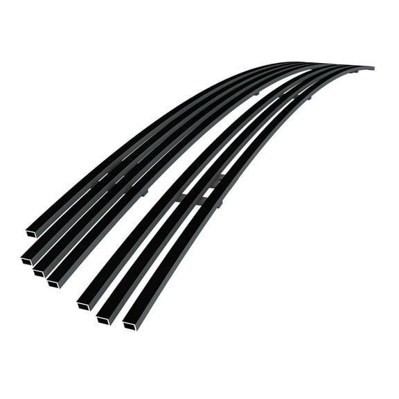 APS Premium Stainless Steel Black 8x6 Horizontal Billet Grille Insert Compatible with Honda Civic 2009-2011 Sedan Lower Bumper N19-J86766H