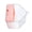 Pink, variant on Clear Bird Bathtub for Cage Pet Supplies for Parrots Budgies and Quakers Large Space Easy Clean Drawer Bird Bathing Box