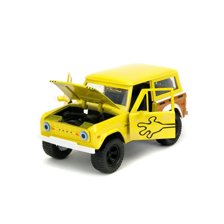 JADA スポンジ・ボブ SquarePants Ford Bronco Jada Toys Hollywood Rides 1:24 Scale Die-Cast 1972 Ford