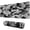 Gray Military Camouflage, variant on Color Curve Camouflage desk Mouse Padwaterproofwashable for Office Home Work GamingmousematRubber Base Mousepad with Stitched Edges 31.5x11.8inches