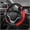 Red, variant on Car Steering Wheel Cover 15 inch Leather Breathable Non-Slip Wrap Universal Fit for SUV Truck Van Gray