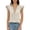 V135 Beige, variant on T Shirts For Women V Neck Striped Print Flutter Sleeves Summer Blouse Comfort Casual Tee Beige 2Xl