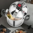 thumbnail image 5 of 5L Stainless Steel Pressure Cooker with Safety Features, Quick Cooking, Non-slip Handles, Compatible with All Stoves, Large Capacity for Family Meals, 5 of 14