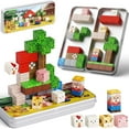 thumbnail image 2 of CEREECOO Mini Magnetic Tiles Travel Set with Metal Storage Box, 35 Pcs Small Portable Building Blocks, STEM Toys for Road Trip & Airplane, Gift for Kids 3+, 2 of 6