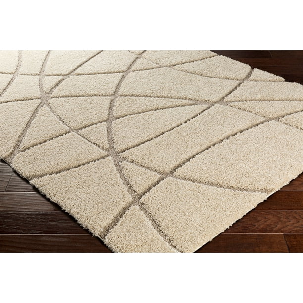 Surya Cut & Loop Shag CLG230 Criss Cross Indoor Area Rug