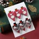 thumbnail image 1 of 6 piezas de clips navideños de madera con dibujos animados de Papá Noel, muñeco de nieve, alce, copo de nieve, clip para fotos, adornos navideños 2025, decoración navideña, 1 of 5