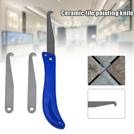 

Tile Crevice Repair Cleaning Tool Hook Cutter Cleaning Remove Tile Grout Steel Hand Tool Set New