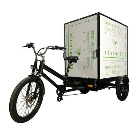 Battery-Powered Delivery Trike | Electric Box Cargo Bike with Seamless Logistics