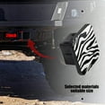 thumbnail image 5 of Hitch Cover Fits For 2-Inch Hitch,The Texture Of Zebra Stripes With Bold Blackrubber Trailer Hitch Cover Tube Plug Insert,Car Exterior Accessories, Receiver Tube Hitch Plug, 5 of 6