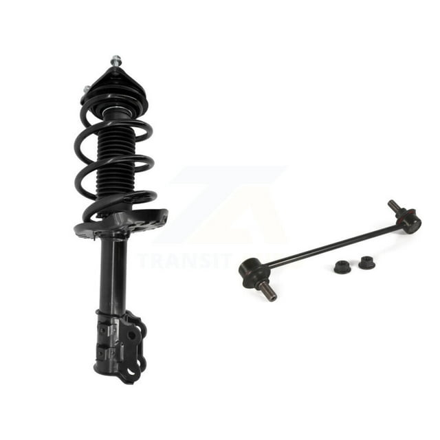 Transit Auto Front Right (Passenger Side) Complete Shock Assembly and TOR Link Kit for Car 2013-2017 Hyundai Elantra GT Excludes Sedan Models KSS-105059
