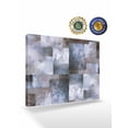 thumbnail image 2 of Grey Blue Brown Wall Art for Living Room,Canvas Picture Wall Decor for Bathroom Bedroom,Abstract Gradient Color Blocks Geometric Painting Artwork for Office Kitchen Hallway Dining Room Decor 24"x32", 2 of 8