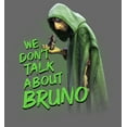 thumbnail image 2 of Junior's Encanto We Don't Talk About Bruno Green Text  Graphic Tee Charcoal Large, 2 of 3