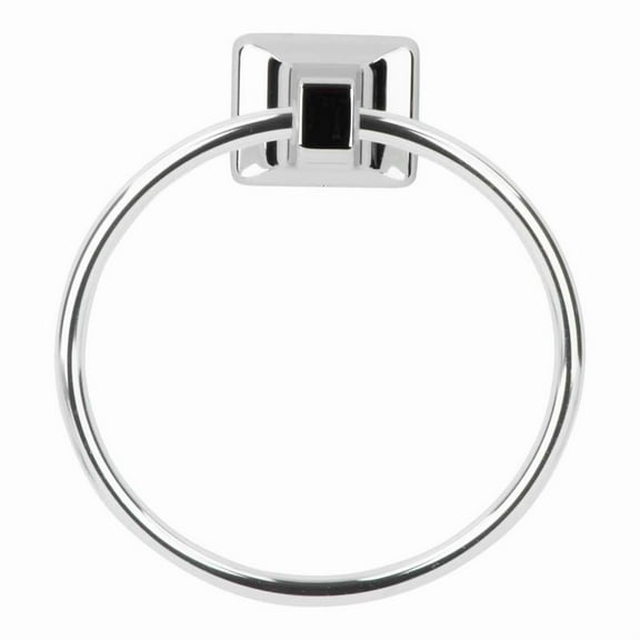 LDR Prestige Chrome Silver Towel Ring Metal