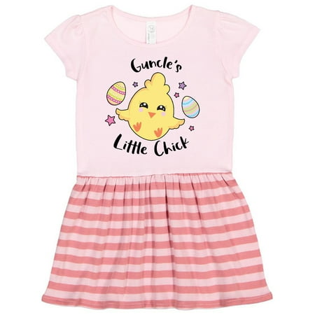 

Inktastic Happy Easter Guncle s Little Chick Gift Toddler Girl Dress